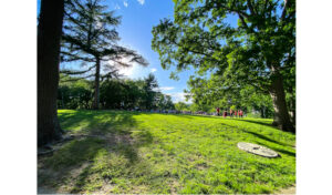 Theater@First performance of Shakespeare's Henry V at Nathan Tufts/Powderhouse Park on June 5. Photo by Jason Pramas. Copyright 2022 Jason Pramas.
