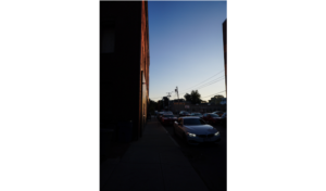 West Somerville Post Office at dusk. Photo by Jason Pramas. Copyright 2023 Jason Pramas.